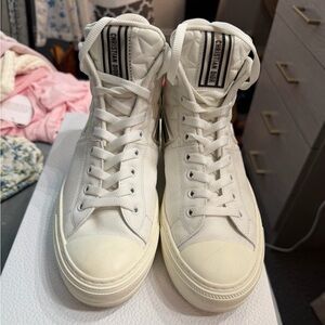 Dior White Low-Top Sneakers